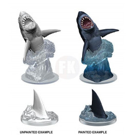 WizKids Deep Cuts nenamaľované miniatúry Shark